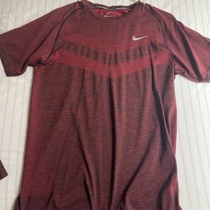Two Nike Performance long sleeve and short sleeve